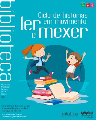 Ciclo de histórias em movimento: ler e mexer 
