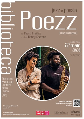 Poezz – Espetáculo de Jazz e Poesia | O Poeta da Cidade
