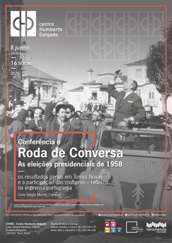 Conferência e Roda de Conversa no CHUDE sobre as eleições presidenciais de 1958