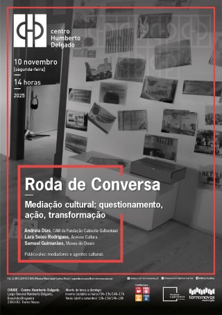 Roda de conversa «Mediação cultural: questionamento, ação, transformação»