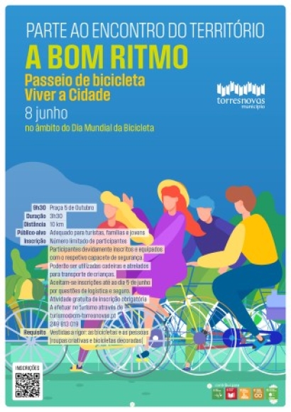Parte ao Encontro do Território - A Bom Ritmo | Passeio de bicicleta – Viver a Cidade