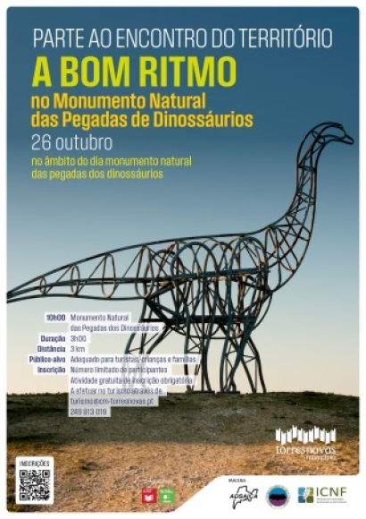 Parte ao Encontro do Território – A Bom Ritmo no Monumento Natural das Pegadas dos Dinossáurios